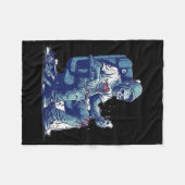 Zombie Gamer Halloween Costume Gaming Video-game C フリースブランケット (正面(横))