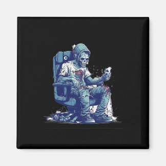 Zombie Gamer Halloween Costume Gaming Video-game C マグネット