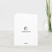 Zombie Ghoul with Bug Get-well Card カード (裏面)