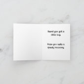 Zombie Ghoul with Bug Get-well Card カード (内部)