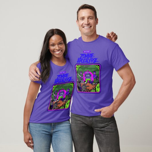 Zombie Halloween Horror girl Tシャツ (ユニセックス)