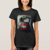 Zombie Hand Holding a Kettle Bell - Brains Get Gai Tシャツ (正面)