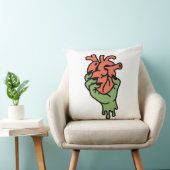 Zombie Hand Holding Heart クッション (椅子)