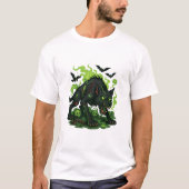 Zombie Hound of the Baskervilles - Cartoon Holle Tシャツ (正面)