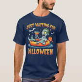 Zombie Just Waiting For Halloween Tシャツ (正面)