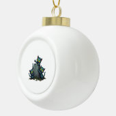 Zombie Kitten Uprising セラミックボールオーナメント (右)