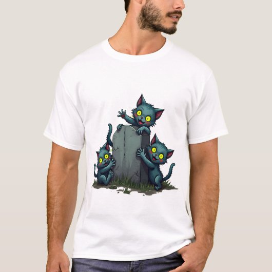 Zombie Kitten Uprising Tシャツ (正面)