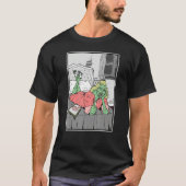 Zombie Love graphic art Tシャツ (正面)