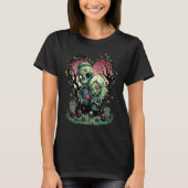 Zombie Love Valentine Horror Monster Halloween Got Tシャツ (正面)