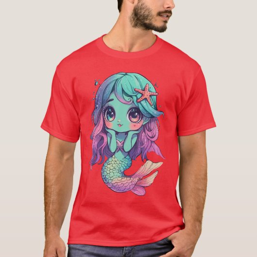 Zombie Mermaid Halloween Costume Spooky Trick Or T Tシャツ (正面)