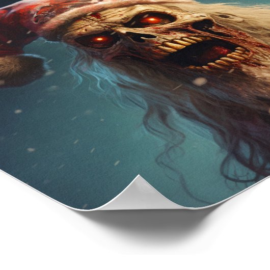 Zombie - Merry Christmas ポスター (角)