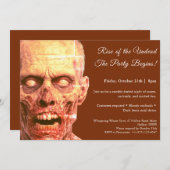 Zombie Night | Halloween Costume Party Invitation 招待状 (正面/裏面)