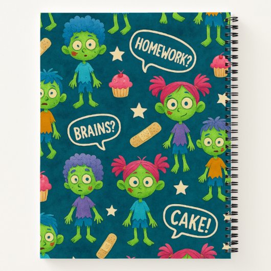 Zombie Notebook “My Future World Domination Plans" ノートブック (裏面)