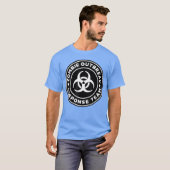 Zombie Outbreak Response Apocalypse gift Tシャツ (正面フル)