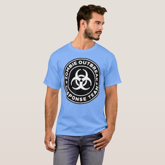Zombie Outbreak Response Apocalypse gift Tシャツ (正面フル)