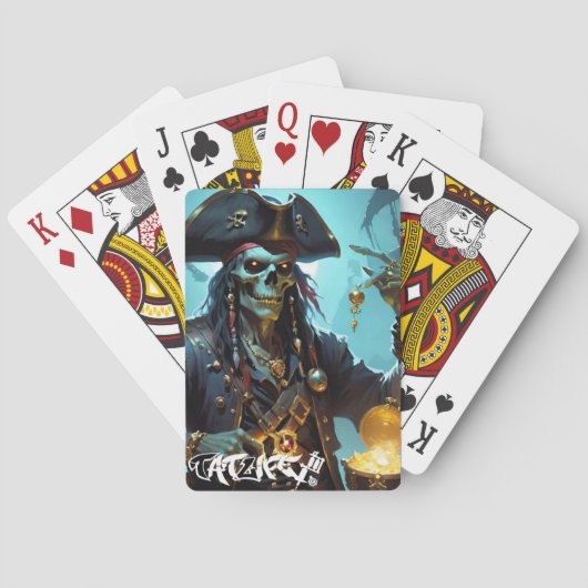 Zombie Pirate Classic Playing Cards トランプ (裏面)