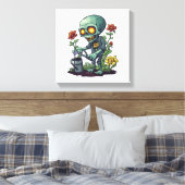 Zombie Plant Parent キャンバスプリント (インサイチュ (寝室))