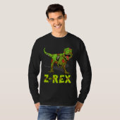 Zombie Rex Zombiesaurus Z Rex Halloween Costume Bo Tシャツ (正面フル)