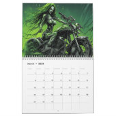 Zombie Rider Art Calendar カレンダー (3月 2026)