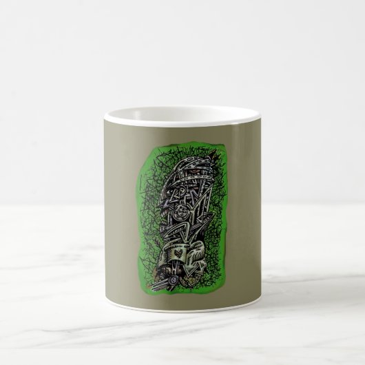 Zombie Sergeant、Brian Benson著 コーヒーマグカップ (中央)