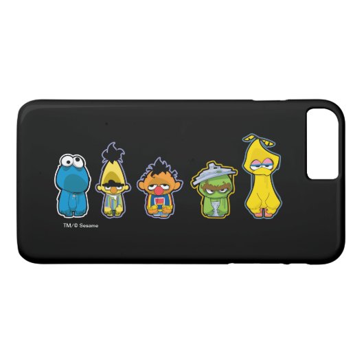 Zombie Sesame Street Characters Case-Mate iPhoneケース (裏面(横))