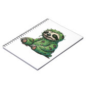 Zombie Sloth Halloween Zombie Sloth Zombie Lover C ノートブック (左側)