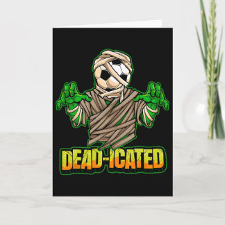 Zombie Soccer Player Scary Soccer Halloween  カード