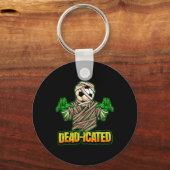 Zombie Soccer Player Scary Soccer Halloween  キーホルダー (正面)