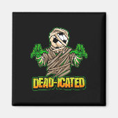 Zombie Soccer Player Scary Soccer Halloween  マグネット (正面)