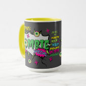 Zombie Special Ghoulishly Fun Personalized マグカップ (正面左)