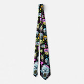 Zombie Splat Faces ネクタイ (裏面)