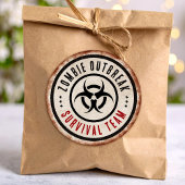 Zombie survival team ラウンドシール