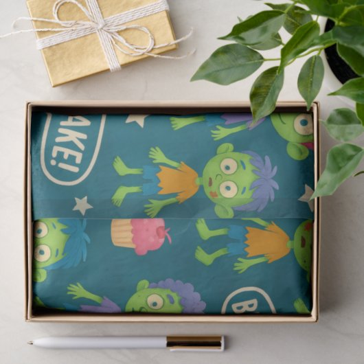 Zombie Tissue Paper Birthday Wrap 薄葉紙 (ギフト)
