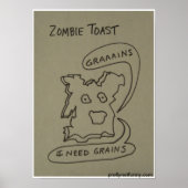 Zombie Toast ポスター (正面)