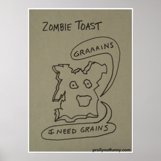 Zombie Toast ポスター (正面)