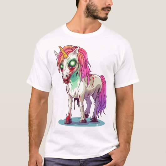  Zombie Unicorn Tシャツ (正面)