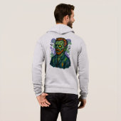 Zombie Van Gogh – Cartoon Comic Parody パーカ (裏面フル)