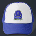 ZOMBIE We Want Your Brains Ver.3 キャップ<br><div class="desc">Colorful Zombie face Illustrated in a large oval.Great for those Horror/Zombie Fans</div>