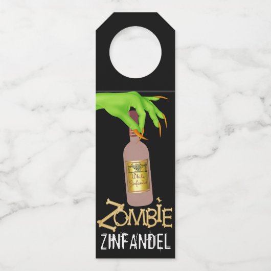 Zombie Zinfandel – バックを参照… ボトルネックタグ (正面)