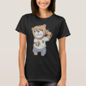 Zombiecore Aesthetic Zombie Bear Pastel Goth Creep Tシャツ (正面)