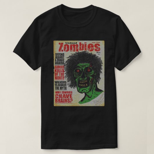 ZOMBIES – マガジン Tシャツ (デザイン正面)