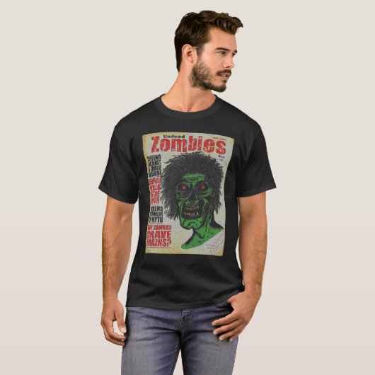ZOMBIES – マガジン Tシャツ (正面フル)