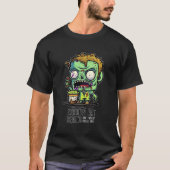 Zombies 食べ Brains Tシャツ (正面)