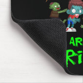 Zombies Are My Friends Halloween  マウスパッド (コーナー)