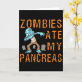 Zombies Ate My Pancreas - Fun Diabetes カード (黄色い花)