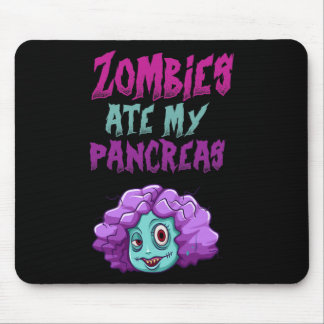 Zombies Ate My Pancreas T1d Type 1 Diabetes Girls  マウスパッド