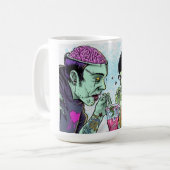 zombies caneca コーヒーマグカップ (正面左)