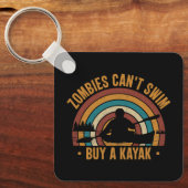 Zombies Can't Swim Buy a Kayak キーホルダー (正面)