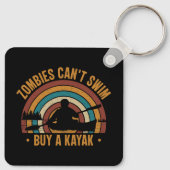 Zombies Can't Swim Buy a Kayak キーホルダー (裏面)