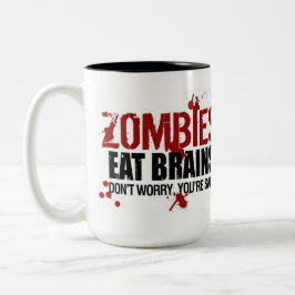 ZOMBIES EAT BRAINS ツートーンマグカップ
